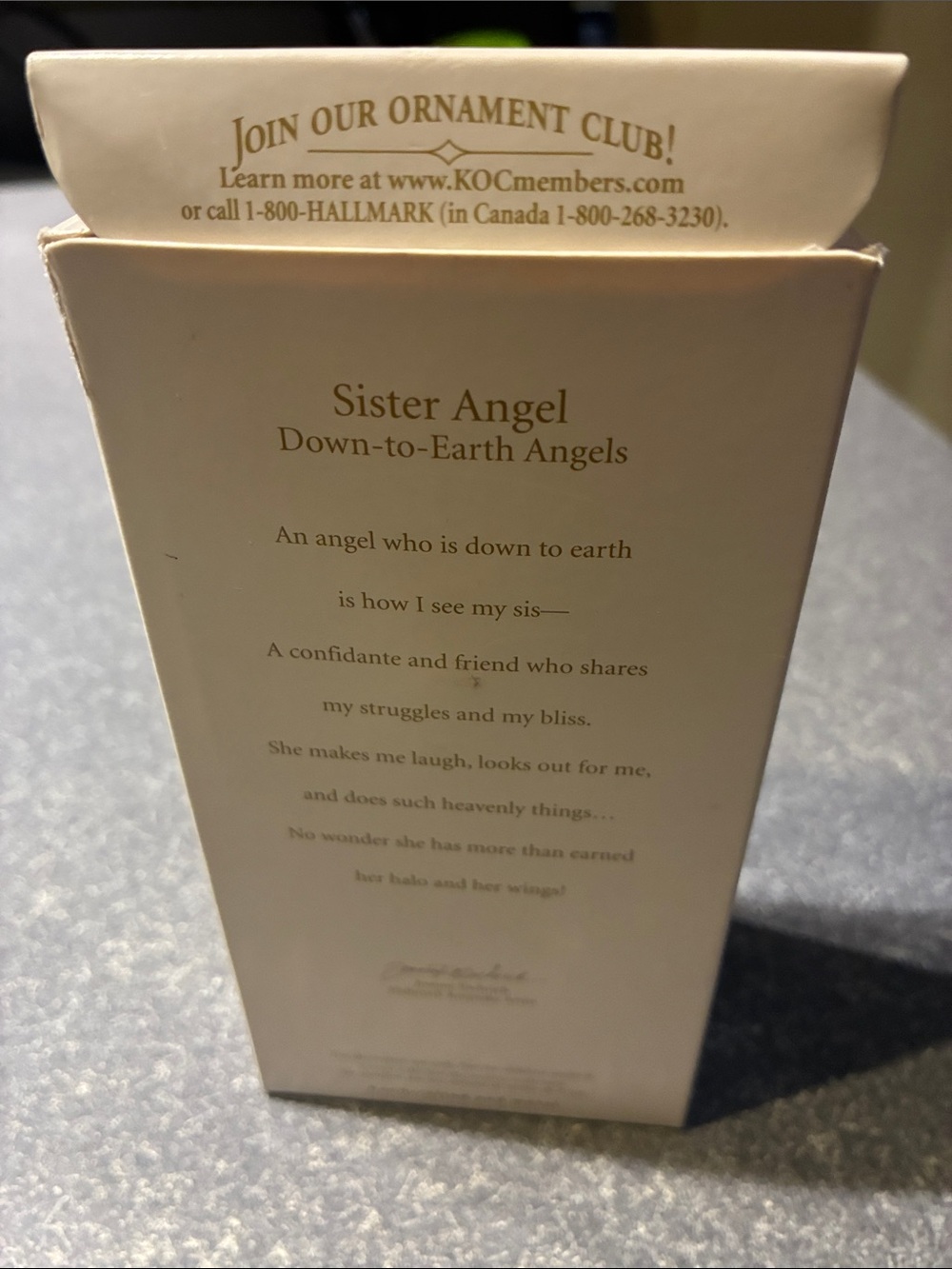 2008 Hallmark Sister Angel Ornament in Pink - Picture 6 of 6